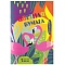 бумага цветная 166*240 16л. 8цв. "фламинго и флора" на скобе