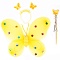 карнавальный набор "бабочка" 3 предмета цвет ассорти