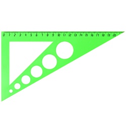 треугольник с окружностями 20см 30°  ассорти рб