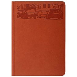 ежедневник а5 недатиров. "darvish" обложка кожзам  с цветным срезом