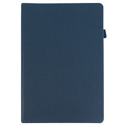 ежедневник а5 недатиров. 180л обложка кож.зам. синяя