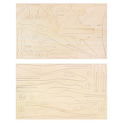 сборная модель из дерева самолёт