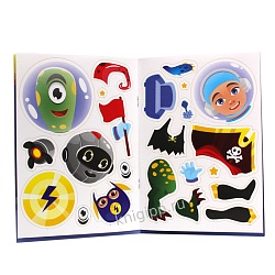 весёлый конструктор с наклейками а4  4л. для мальчиков