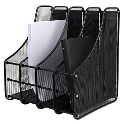 лоток вертикальный 4 отделения металлический 