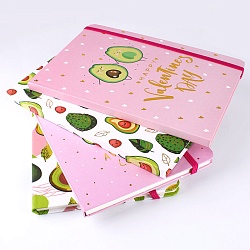 Блокнот 14*21см 80л "AVOCADO" ассорти /4вида/