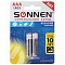батарейки sonnen aaa(lr03) комплект 2шт алкалин в блистере 1,5в