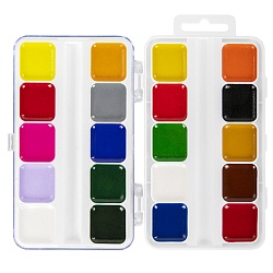 краски аквар. 20цв. "brauberg kids"  медовые  б/к