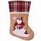 рождественский носок для подарков h-42см