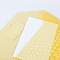 папка-конверт на кнопке а4 160мкм жёлтая