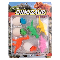 набор ластиков "мир динозавров" 