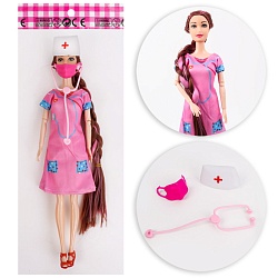 кукла "медсестра" в наборе. игрушка