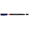 Ручка шар. двусторонняя "Flair" CARBONIX DUO, пластик, 1,0мм, цв.чернил: синий/красный