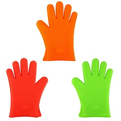 перчатка (прихватка) силиконовая цвет ассорти