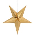 Праздничное украшение "Paper star" D45 золото