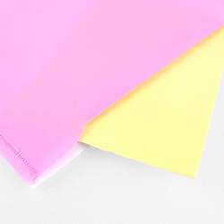 папка-конверт на кнопке а4  diamond розовая с дополнительным карманом