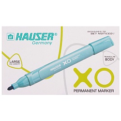 маркер-перманент hauser корпус треугольный  зелёный