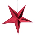Праздничное украшение "Paper star" D45 красный
