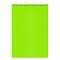 Блокнот А6  80л "Diamond" NEON  Зелёный на гребне пластиковая обложка