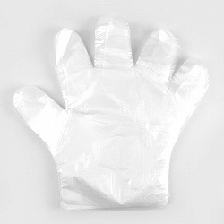 перчатки одноразовые полиэтиленовые 8мкм (100шт/уп) рб