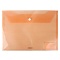папка-конверт на кнопке а4 150мкм оранжевая