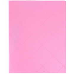 папка с зажимом и карманом а4 diamond розовая
