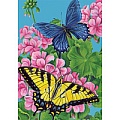 Набор для творчества "Рисование по номерам" 30*20см  Бабочки в цветах