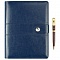 набор подарочный: ежедневник на кольцах а5 + ручка "darvish" (черн.,корич.,синий)