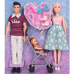 куклы "семья" в наборе.игрушка