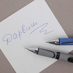 ручка шар. синяя "darvish" vertu корпус с резиновым держателем цвет ассорти