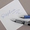 ручка шар. синяя "darvish" vertu корпус с резиновым держателем цвет ассорти