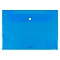 папка-конверт на кнопке а4 150мкм синяя