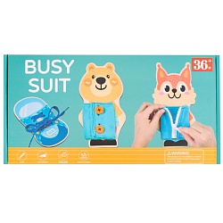 бизиборд "busy suit" в наборе. игрушка
