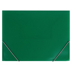 папка на резинке а4  300мкм зелёная