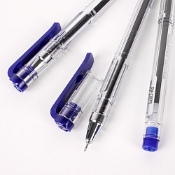 ручка шар. синяя "darvish" technik  корпус прозрачный