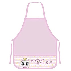 фартук для труда с печатью на кармане 485/395 kitten princess