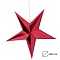 праздничное украшение "paper star" d60 красный