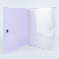 папка на резинке а4 внутри 5 двойных уголков ice фиолетовая