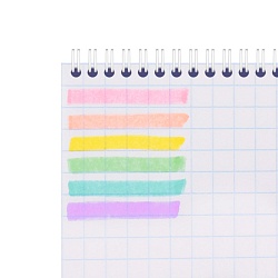 текстмаркеры "конфетка" в наборе 6 цветов